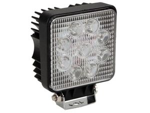 Perel led-Strahler, 27 W, 1800 lm, 4250°K, neutralweiß, für innen und außen, Montagehalterung aus