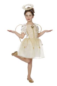 Engel-Kleid mit Flügeln, Größe:128