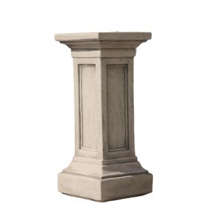 Schöne Säule Groß im klassischen Design, aus Steinguss Neu Frostfest Witterungsbeständig, Robuste und Elegante Säule zur Gartengestaltung JA-092