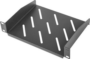 Lanberg Fachboden 25,40cm (10") 1U/254x180mm bis 20kg schwarz (AK-1012-B)