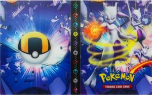 Pokemon Sammelalbum Mewtu 3D Sammelmappe für 240 Karten, idealer Schutz