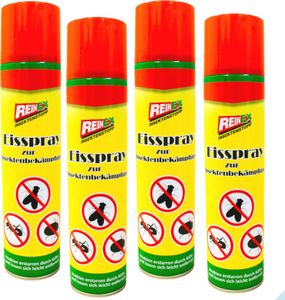 REINEX Eisspray zur Insektenbekämpfung, 400 ml, 4 Flaschen