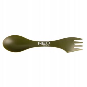 NEO TOOLS 3-in-1 Campingbesteck - Löffel, Gabel, Messer - Reisebesteck - Camping Besteck to go - Camping Besteck - Outdoor Göffel Spork