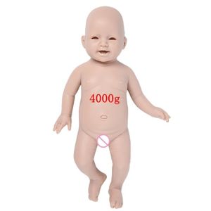 Silikónová reborn bábika, 3 farby očí, realistické novorodeniatko, 51 cm (20 palcov), dievčatko