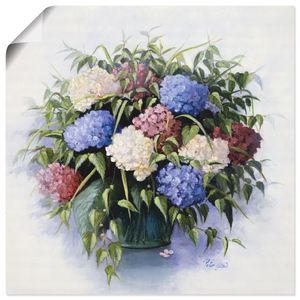 ARTland Poster Gemischte Blumen Größe: 40x40 cm