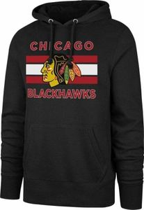 Chicago Blackhawks NHL Burnside Pullover Hoodie Jet Black S Kapuzenpullover