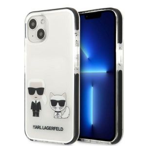 Karl Lagerfeld KLHCP13STPEKCW iPhone 13 mini 5.4 Hardcase white/white Karl&Choupette pouzdro na mobilní telefon