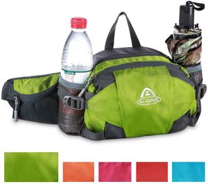Bauchtasche 3 Liter Bauchtasche Hüfttasche mit Wasserflaschenhalter für Männer und Frauen, zum Laufen, für Reisen, Wandern, Laufen, Radfahren, Outdoor-Sport, Hundespaziergang