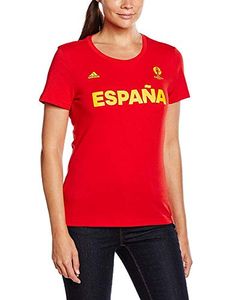 adidas Damen T-shirt Spain, Rot, M