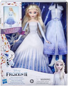 Disneys - Die Eiskönigin 2 - Elsas Verwandlung, Modepuppe mit 2 Outfits und 2 Frisuren Disneys - Die Eiskönigin 2 - Elsas Verwandlung, Modepuppe mit 2 Outfits und 2 Frisuren