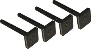 4 matice T-drážky M8x60mm Adaptér T-drážky střešního nosiče Matice T-drážky 20x20mm