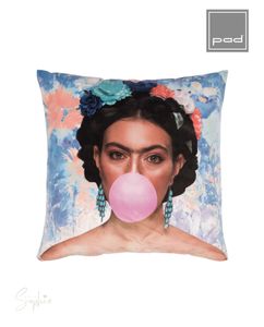 pad Kissenhülle Rosanna Bubble 45 x 45 cm aus 100% Polyester-Velours mit RV