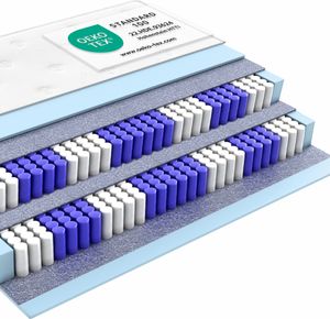 Matratze 90x200cm Terra Med Box² 33cm hoch Boxspring  Härtegrad 5