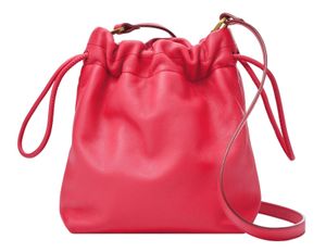 FOSSIL Umhängetasche Gigi Drawstring Crossbody Cherry rot