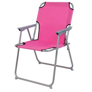 Camping - Klappstuhl Stoff Oxfort Metall Pink