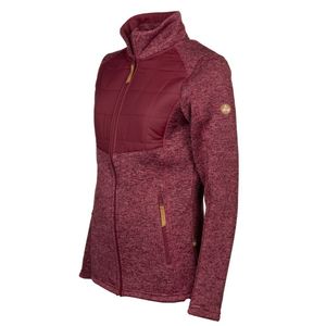 Life Line Willemijn Fleeceweste Damen bordeaux Größe 4XL