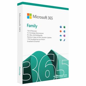 Microsoft 365 Family - predplatená licencia (1 rok)