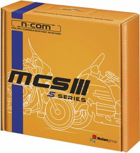 Nolan N-Com MCS III S Kommunikationssystem Einzelset (Black,One Size)