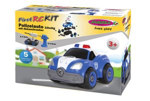 Polizeiauto First RC Kit 22teilig mit Akkuschrauber