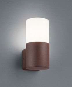 Venkovní nástěnné svítidlo HOOSIC IP44 E27 28 W rezavě hnědé