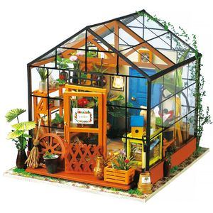 Robotime Miniatur Puppenhaus Kit DIY Holz Haus (Cathy's Flower House)
