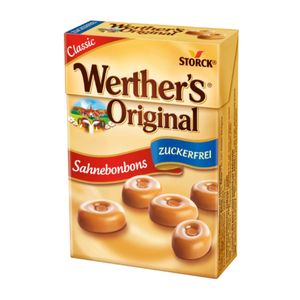 Storck Werthers Original Minis kremowe cukierki bez cukru 42g