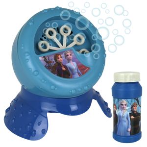 Kinder Disney Frozen Seifenblasenmaschine elektrisch inkl. 100ml Seifenwasser Kinderspielzeug Seifenblasen Bubble Maker