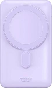 Baseus Magnetic Bracket Kabellose Schnelllade-Powerbank 10000 mAh 20 W Lila