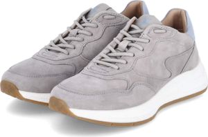 Salamander Damen Low Sneaker Hellgrau Rauleder Größe: 41