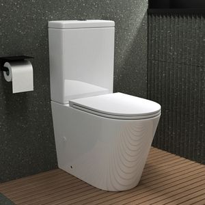 Mai & Mai Stand-WC S108T aus Keramik spülrandloses WC 36x63x82cm bodenstehende Toilette inkl. Spülkasten Mai & Mai Stand-WC S108T aus Keramik spülrandloses WC 36x63x82cm bodenstehende Toilette inkl. Spülkasten