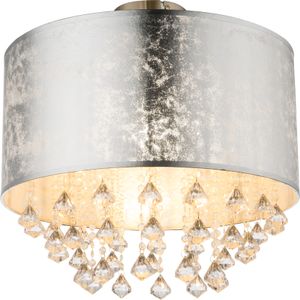 Globo Lighting Deckenleuchte Metall Nickel matt, 1x E27
