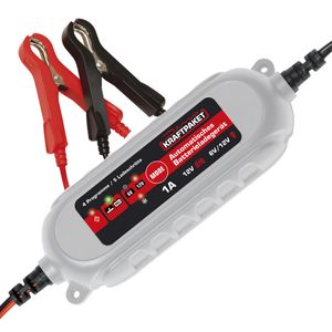 Dino Kraftpaket Batterieladegerät mit Batterietester 6V-1A/12V 1A 136314