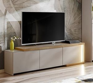 Sideboards & Kommode DASAR F01 RTV Schrank Wohnzimmer (Kaschmir + Natur Grand Eiche) Sideboards & Kommode DASAR F01 RTV Schrank Wohnzimmer (Kaschmir + Natur Grand Eiche)