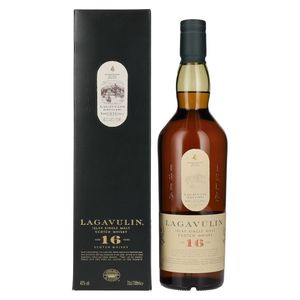 Lagavulin 16 Jahre Islay Single Malt Scotch Whisky in Geschenkpackung | 43 % vol | 0,7 l