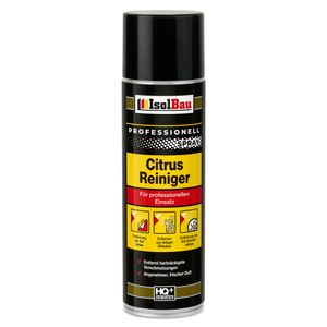 Isolbau Citrus Reiniger Spray - Professionelles Reinigungsspray für Industrie, Werkstatt & Heimwerk - Entfernt Klebereste, Öle & Fette - 500 ml