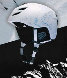 Inoc Wintersporthelm Skihelm Kopfschutz für Erwachsene WeißKlasse B Größe M/ L