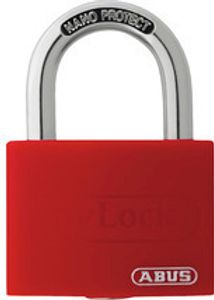 ABUS Vorhängeschloss T65AL/40 rot Lock-Tag 40 mm