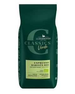 Kaffee CLASSICS VERDE Espresso Barista Bio von J. J. Darboven, 500g Bohnen