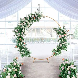 2m okrúhly svadobný oblúk Balónový oblúk na pozadí Oblúk na svadbu, narodeniny, dekorácie