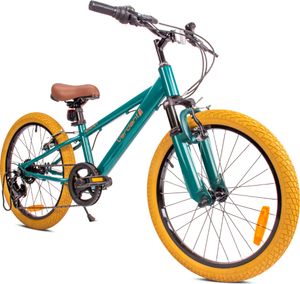 Dětské kolo pro chlapce 20palcové kolo s 6 rychlostními převody Shimano SHOX MTB Verdant Rowan Dětské kolo pro chlapce 20palcové kolo s 6 rychlostními převody Shimano SHOX MTB Verdant Rowan