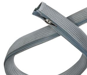 LogiLink Kabelschlauch mit Reißverschluss 1,0 m grau