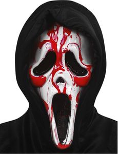 Blutende Scream Halloween Maske - für Gruselkostüm