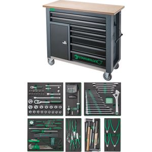 Premium-Werkzeugsortiment WB 621/161QR
