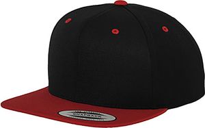 Urban Classics Classic Smapback 2-Tone Cap Herren Basecap Neon, Farbe: Black/Red