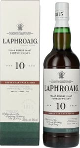 Laphroaig 10 Years Old Sherry Oak Cask Finish 48% Vol. 0,7l in Geschenkbox Laphroaig 10 Years Old Sherry Oak Cask Finish 48% Vol. 0,7l in Geschenkbox