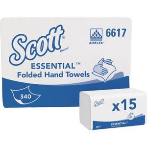 Scott Papierhandtücher ESSENTIAL Interfold-Falzung 1-lagig 5.100 Tücher