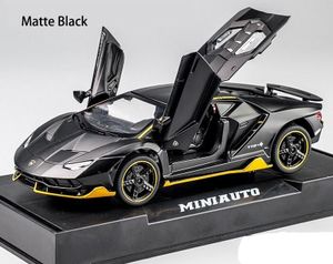 Lamborghini LP770 Automodellspielzeug, 15,4 x 6,7 x 4 cm, Mattschwarz