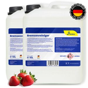 Mr. Perfect® - Bremsenreiniger 2x10 l | Bremsenpflege im praktischen 10 l Tank | Schnelle und effektive Reinigung | Acetonfrei | Idealer Werkstattreiniger | Extrem kurze Verdunstungszeit