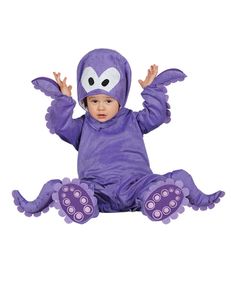 Kraken Kostüm Oktopus Lila Krake für Babys & Kleinkinder