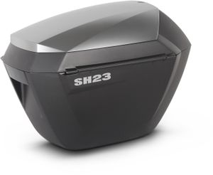 SHAD SH23 Alu Look Seitenkoffer (Black/aluminium)